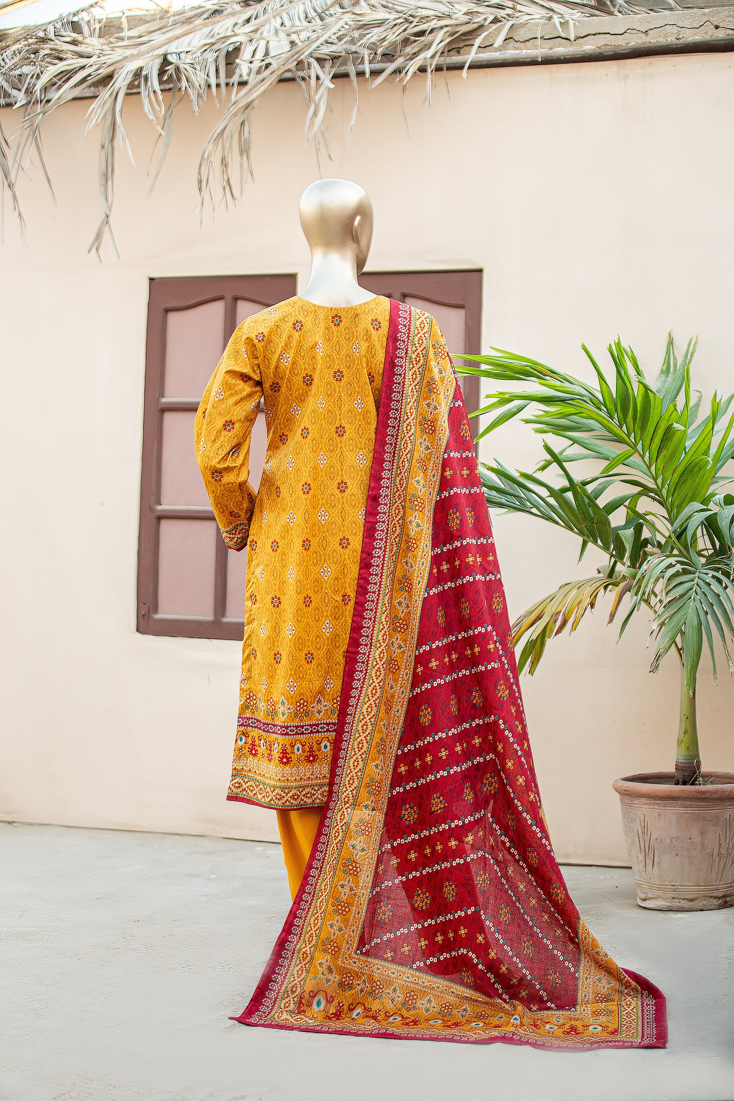 Unstitched Lawn Suit | 3 Piece Unstitched Printed Cotton Premier Lawn Suit With Printed Dupatta